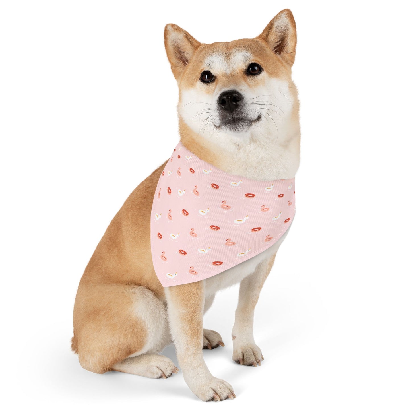 Flamingo Floatie | Pet Bandana Collar
