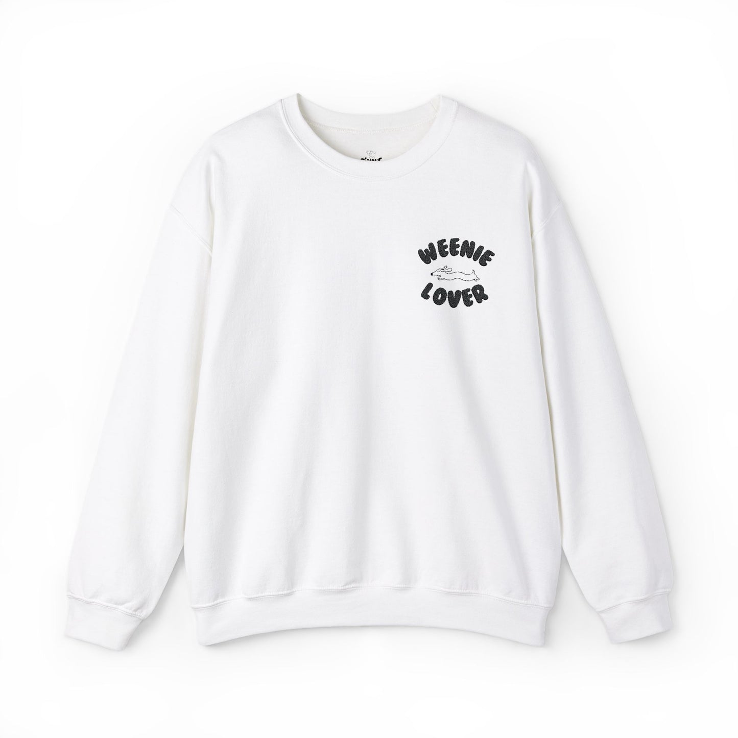 Weenie Lover | Black Design | Embroidered Unisex Heavy Blend™ Crewneck Sweatshirt