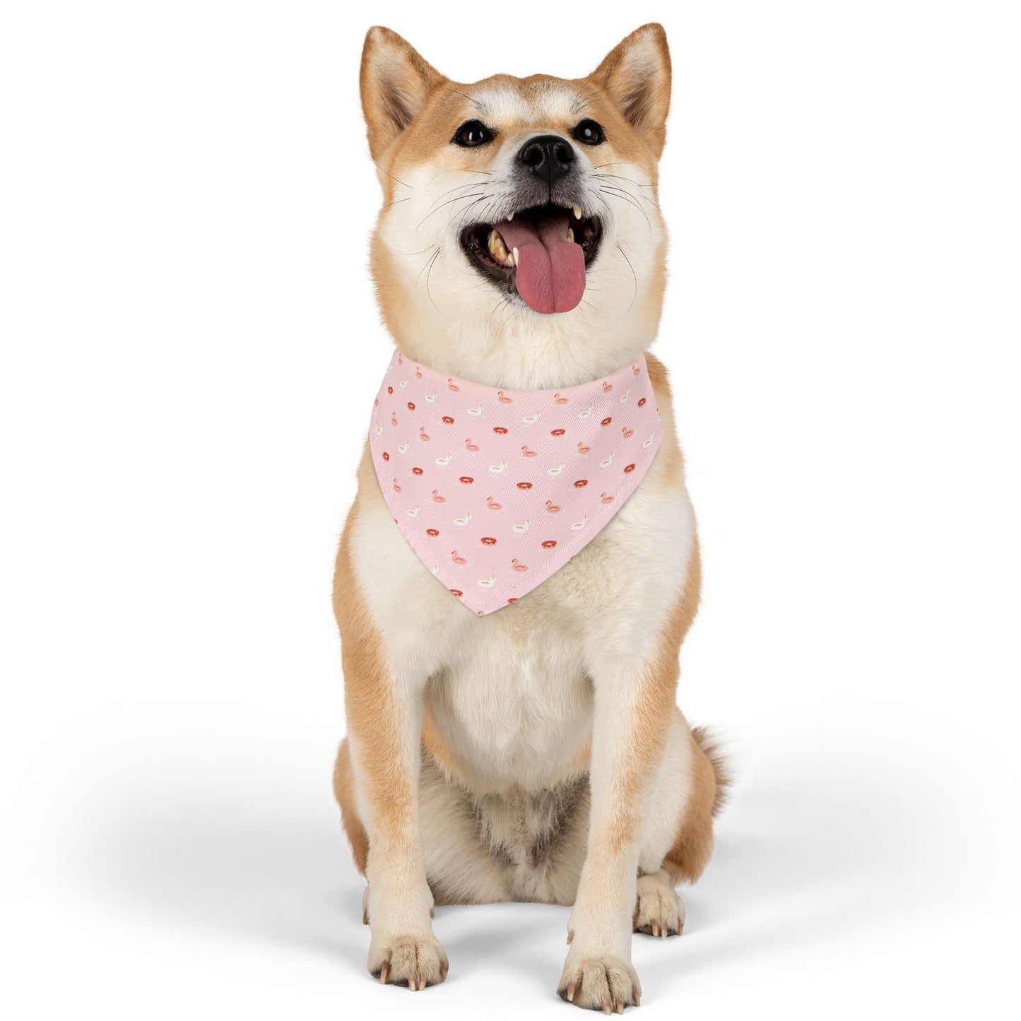 Flamingo Floatie | Pet Bandana Collar