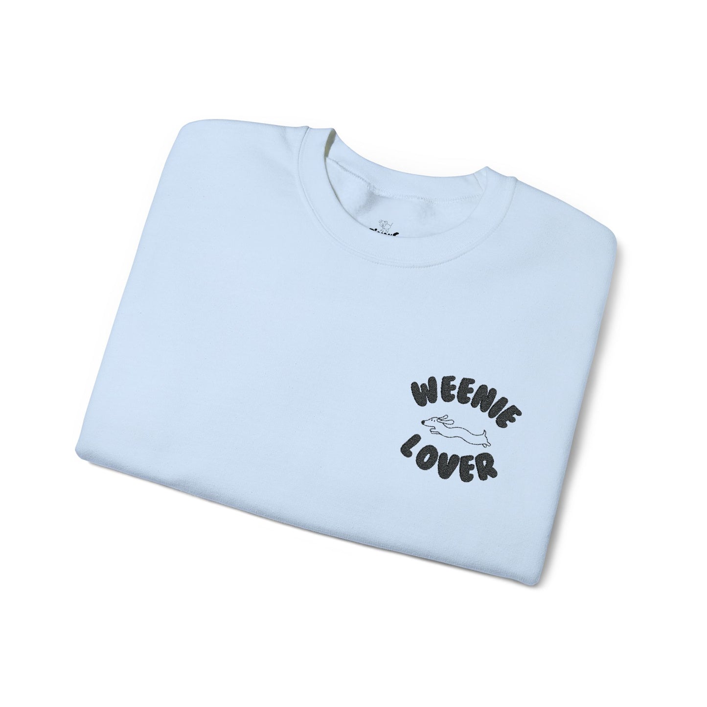 Weenie Lover | Black Design | Embroidered Unisex Heavy Blend™ Crewneck Sweatshirt