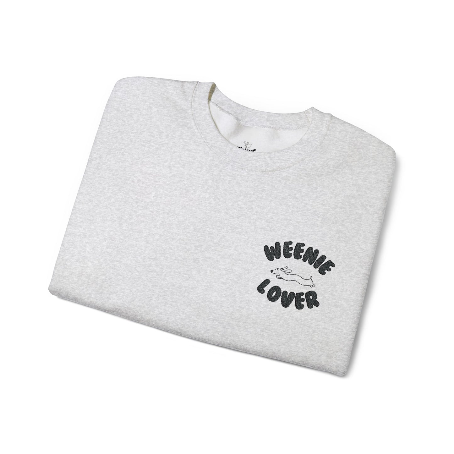 Weenie Lover | Black Design | Embroidered Unisex Heavy Blend™ Crewneck Sweatshirt