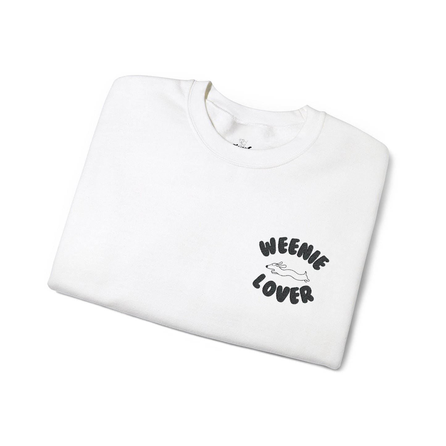 Weenie Lover | Black Design | Embroidered Unisex Heavy Blend™ Crewneck Sweatshirt