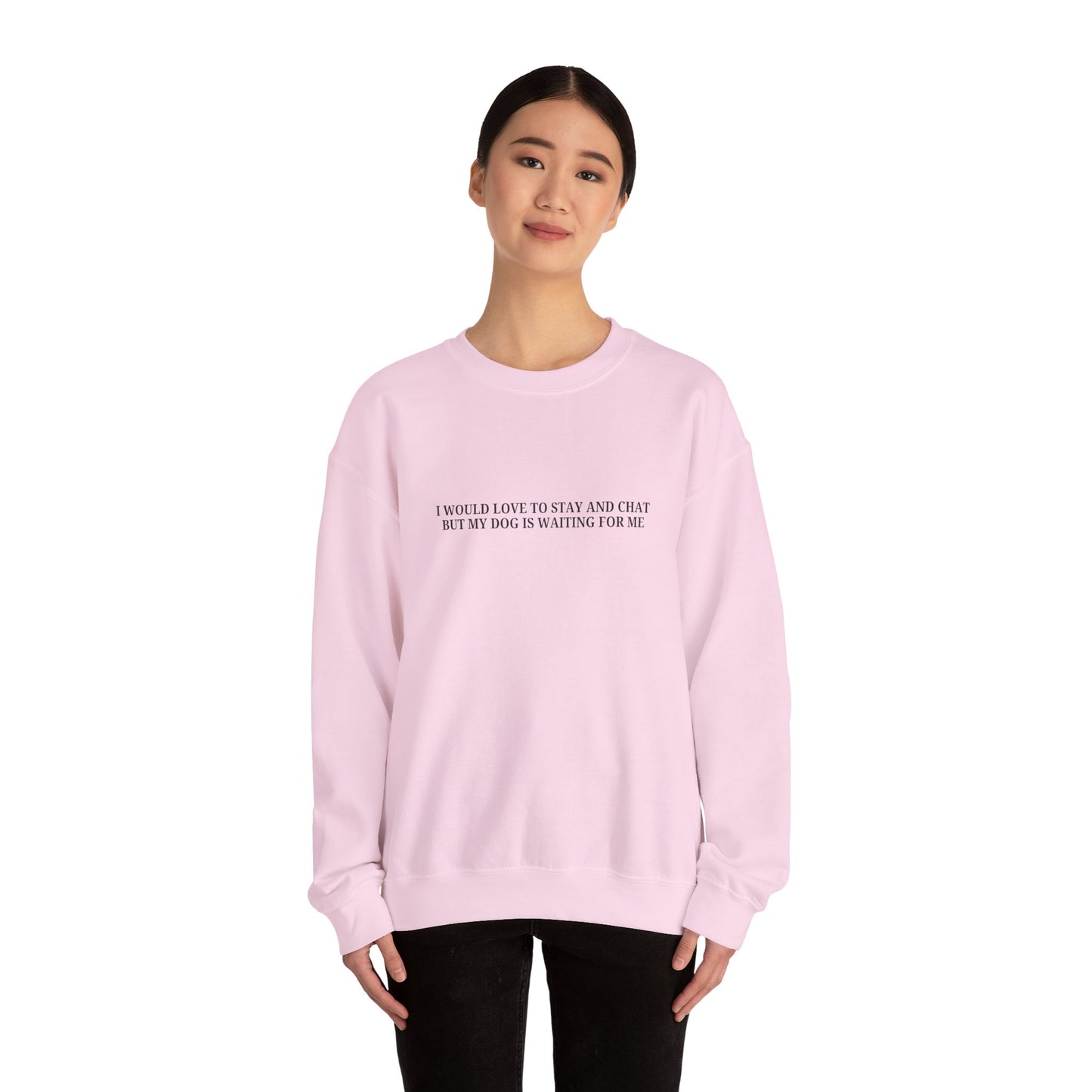 My Dog Is Waiting | Unisex Heavy Blend™ Crewneck Sweatshirt