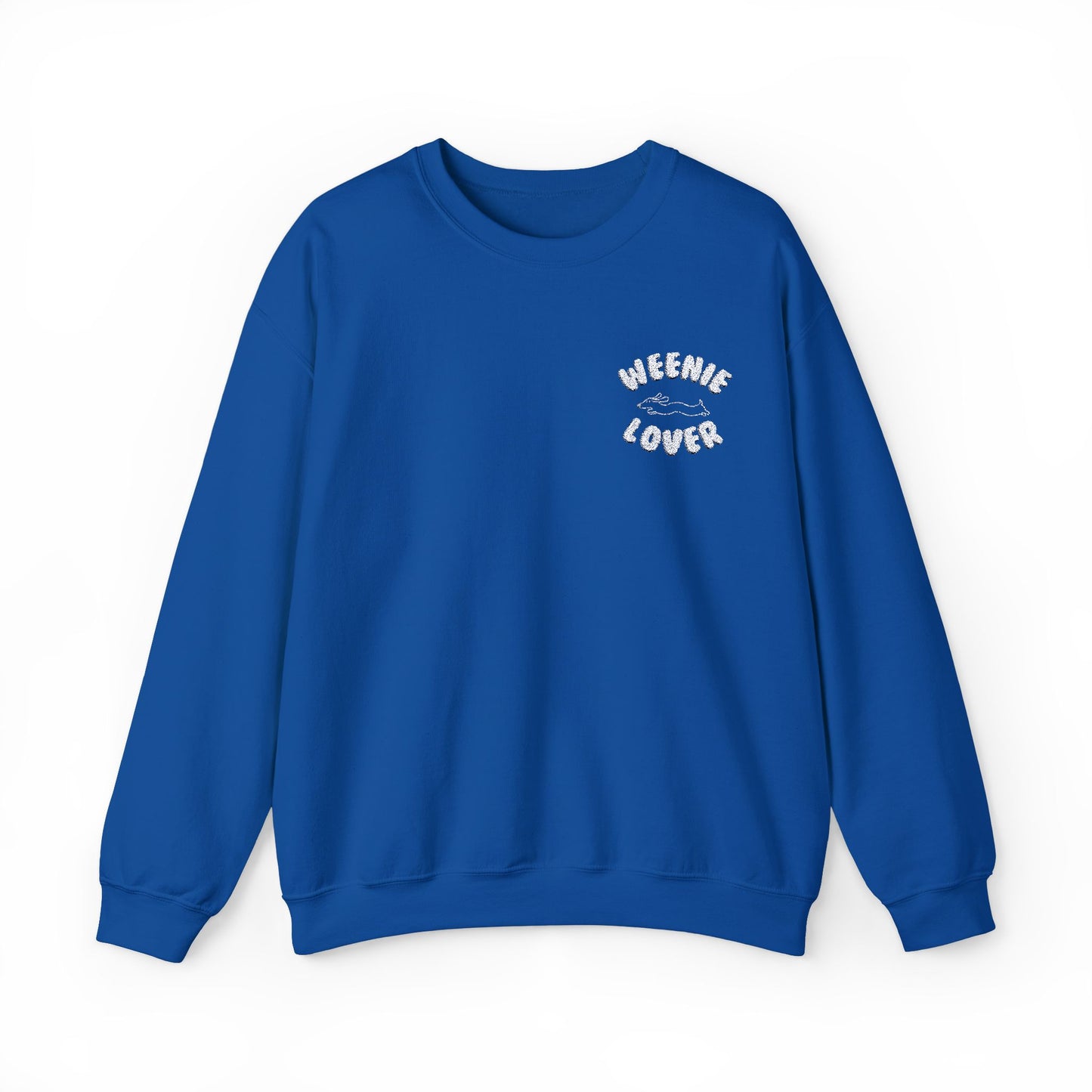 Weenie Lover | White Design | Embroidered Unisex Heavy Blend™ Crewneck Sweatshirt