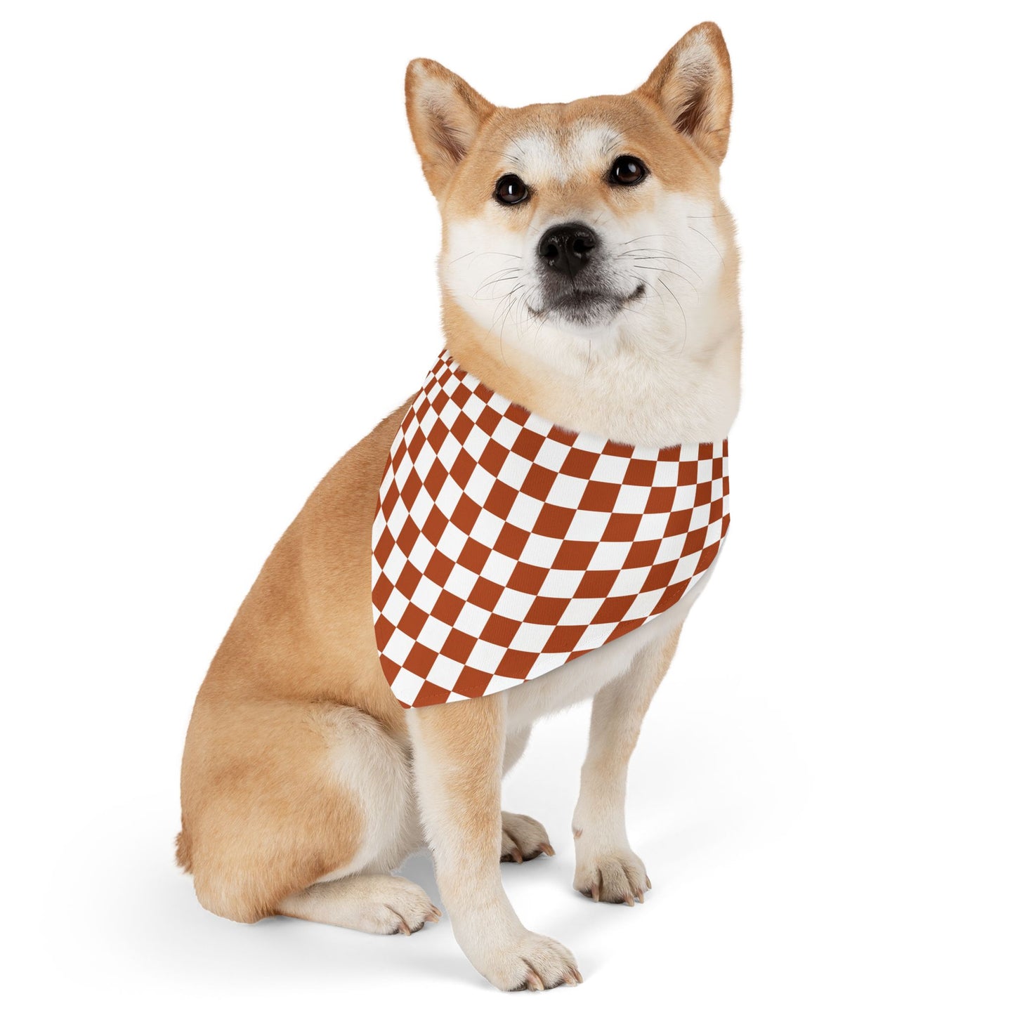 Vintage Red Checkered | Pet Bandana Collar