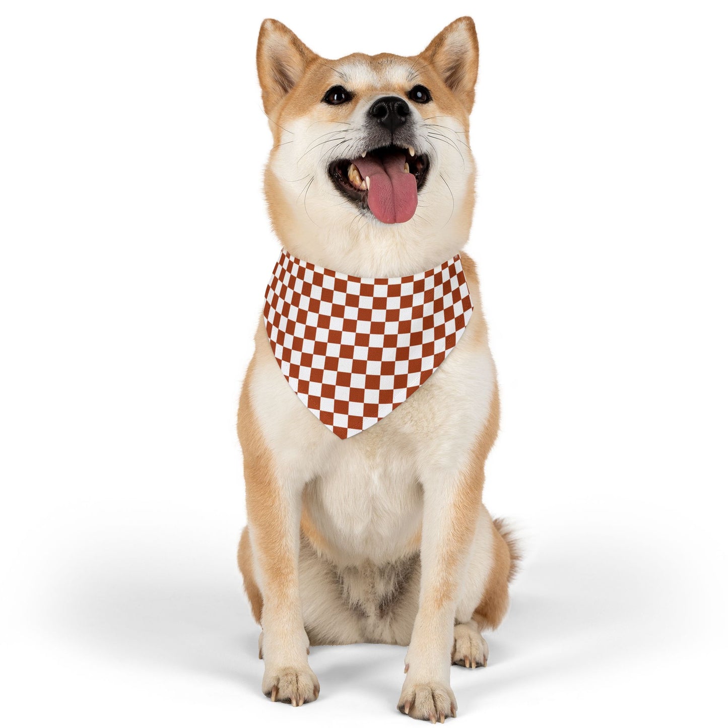 Vintage Red Checkered | Pet Bandana Collar