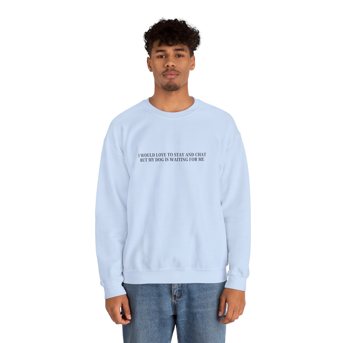 My Dog Is Waiting | Unisex Heavy Blend™ Crewneck Sweatshirt